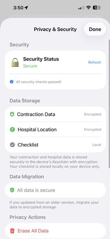 Configuración de privacidad y seguridad